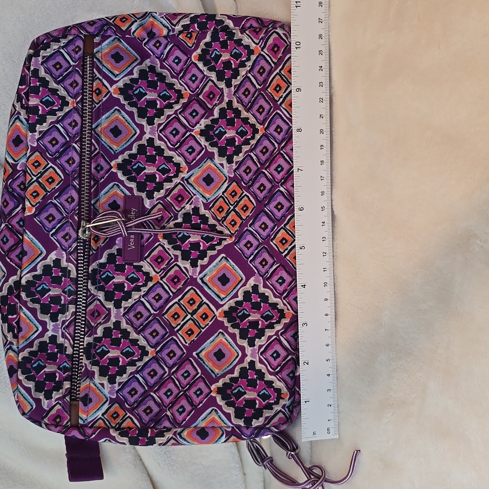 Vera Bradley Dream Diamonds Purple Geometric Seat Back Organizer. EUC - Picture 6 of 7